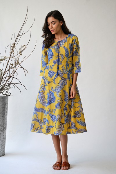 Sometsuke Tunic dress